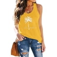 thumbnail image 2 of XIYON Womens Summer Tops Sleeveless Printed Shirts Summer Tops Loose Fit Running Athletic Shirts Summer Fashion Clothing, 2 of 4