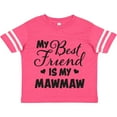 thumbnail image 3 of Inktastic My Best Friend is My Mawmaw with Hearts Boys or Girls Toddler T-Shirt, 3 of 5