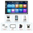thumbnail image 3 of DFITO 7inch Double Din Car Stereo, Bluetooth Car Radio, MP5 Player, HD Touch Screen, FM Receiver, 3 of 12
