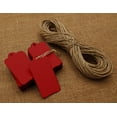 thumbnail image 1 of 100 Pcs Rectangular Shape Tag Bonbonniere Wedding Favor Hang Tags Gift With Free Natural Jute Twine - Colours Available, 1 of 1