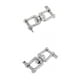 thumbnail image 1 of Mandíbula Giratoria De Anclaje De Cadena de material acero Inoxidable De Grado Marino 304 - Mordaza Plata M6 Y M10, 1 of 9