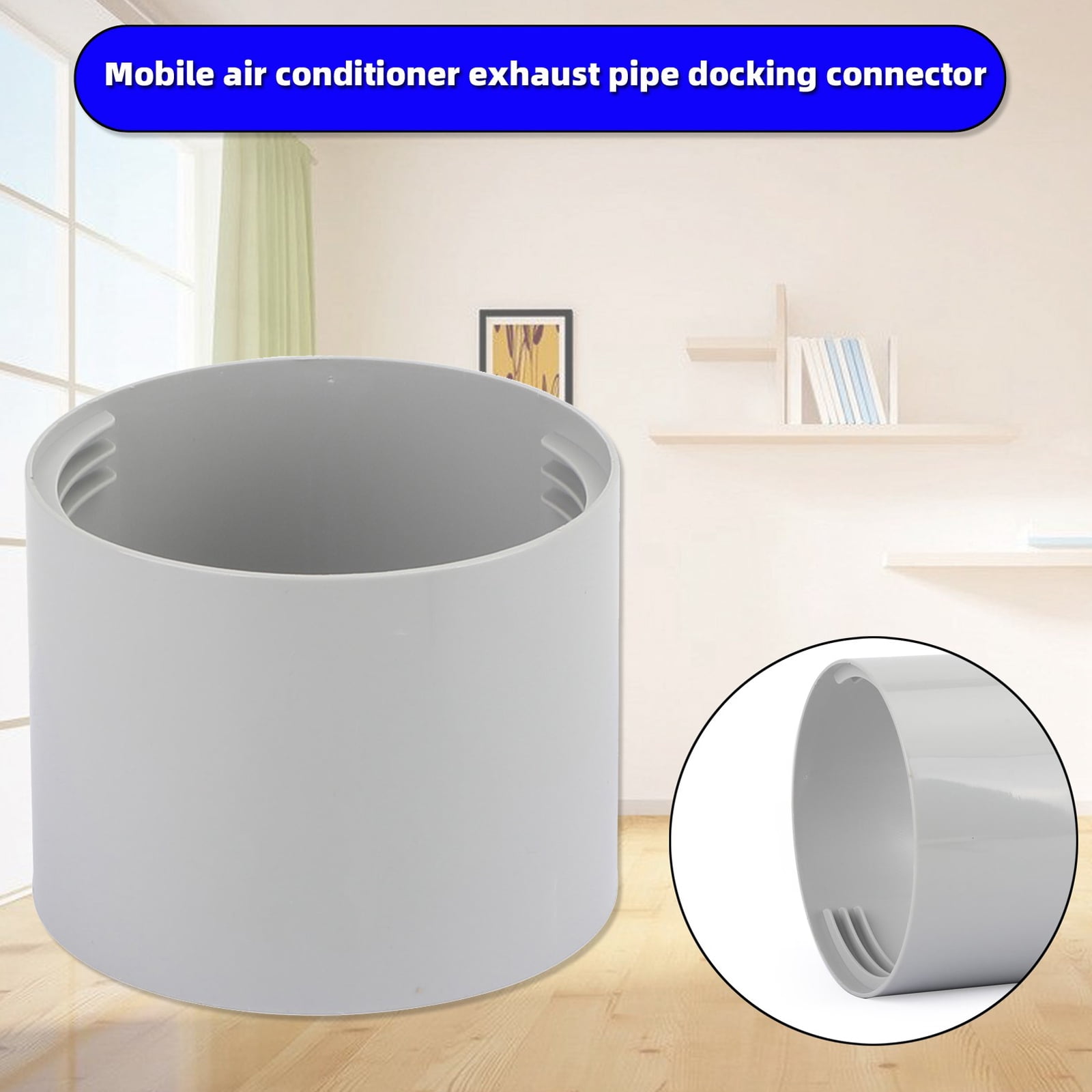 Mad Hornets 15cm Exhaust Hose extend Adaptor For Portable Air Conditioner Tube Round