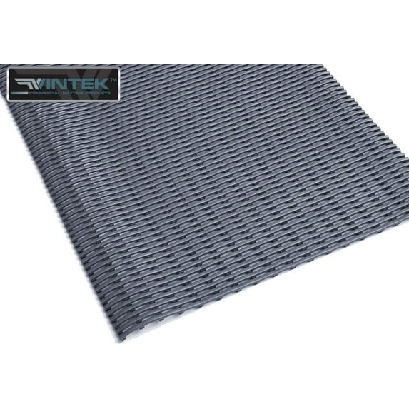VinGrate Mat Wet Area Floor Matting for Swimming Pool Shower/Locker Room Bathroom Sauna SPA 4-Way Water Drain Indoor/Outdoor Use 3/8" Thick Non-Slip Comfortable on Barefoot