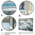 thumbnail image 3 of Designart "Crisp And Bathroom Modern" Bath & Laundry Floater Framed Wall Art Living Room, 3 of 7