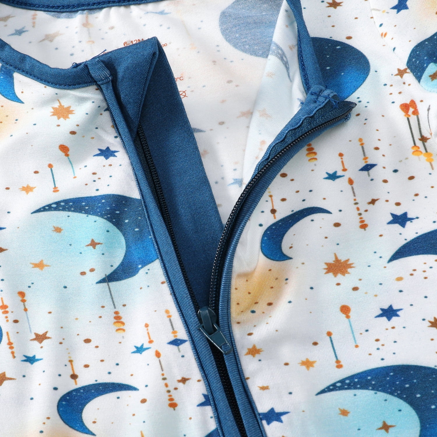 Romperinbox 2pcs baby onesies, Bamboo Baby Pajamas, Zipper Soft Sleeper Baby Boy One-Piece Romper