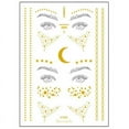 thumbnail image 4 of Temporary Rhinestone Sticker Face Gemstone Sticker Acrylic Crystal Face Body Jewels For Theme Parties Festivals, 4 of 5