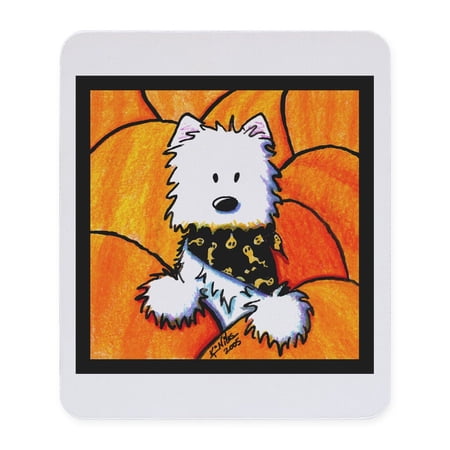 CafePress - Pumpkin Patch Westie Mousepad - Non-slip Rubber Mousepad Gaming Mouse Pad
