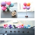 thumbnail image 3 of Colorful Balloons Car Ornaments Cute Mini Cartoon Car Creative Ornaments Decorations Car Accessories For Girls Dashboard, 3 of 7