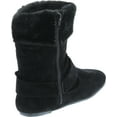 thumbnail image 5 of Static Footwear Girls Fashion Faux Suede Fur Cuff Boots, 5 of 7