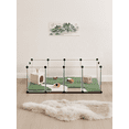 thumbnail image 1 of SONGMICS Valla para Mascotas, Parque para Cobayas con Suelo, para Animales Pequeños, Hámsters, Conejos, Erizos, 125 x 63 x 42 cm, Blanco, 1 of 6