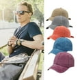 thumbnail image 4 of Cotton Baseball Cap Solid Color Dome Replacement Breathable Easy Matching Outdoor Adjustable Sunproof Hat Headgear Light Grey, 4 of 9