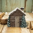 thumbnail image 2 of Brûleur d'Encens en Forme de Cabane en Rondins, Brûleur d'Encens de Noël Village, Brûleur de Cônes d'Encens en Résine avec 2 Cônes d'Encens, Diffuseur d'Aromathérapie Décoration de Table, 2 of 6