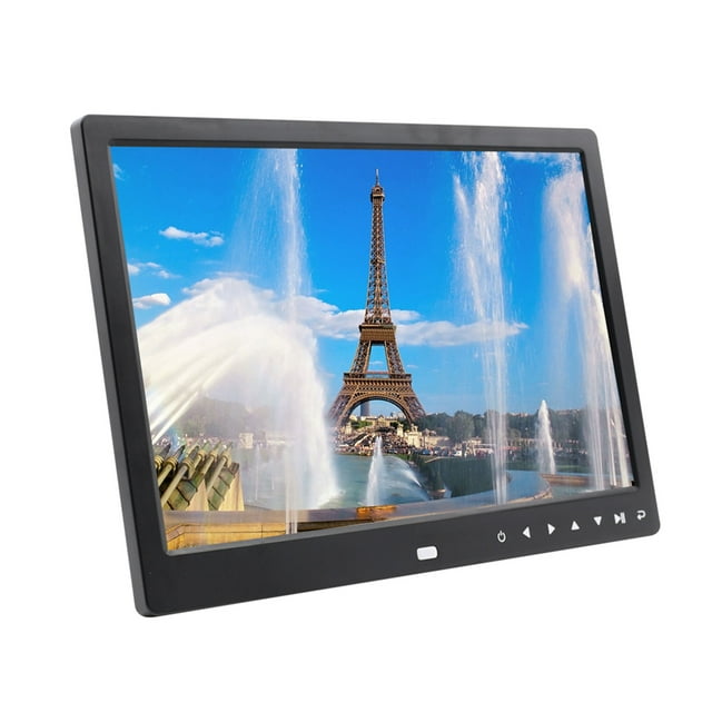 Xihbxyly Ofertas Prime Del Día Solo Hoy Liquidación Marco de Fotos Digital Lcd Álbum Electrónico Reproductor de Imágenes Control Remoto