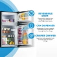 thumbnail image 6 of Newair 3.1 Cu. Ft. Compact Mini Refrigerator with Freezer in Black - NRF031BK00, 6 of 17
