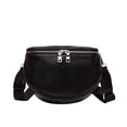 thumbnail image 3 of Yesbay Women Retro Faux Leather Crossbody Adjustable Shoulder Bag Handbag Clutch,Black, 3 of 8