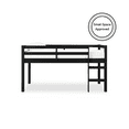 DHP Benson Junior Twin Loft Bed, Black