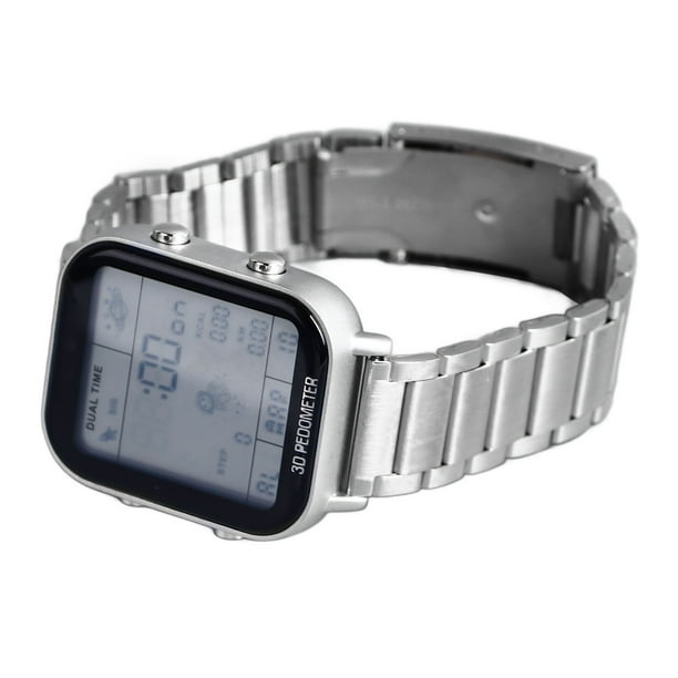 Led hombres Led reloj Digital creativo cuadrado impermeable retroiluminación podómetro reloj deportivo para exterior interior ANGGREK Otros
