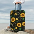 thumbnail image 4 of Uemuo Sunflowers3 Printed Washable Luggage Cover - Fashion Suitcase Protector Fits 18-32 Inch Luggage -, 4 of 9