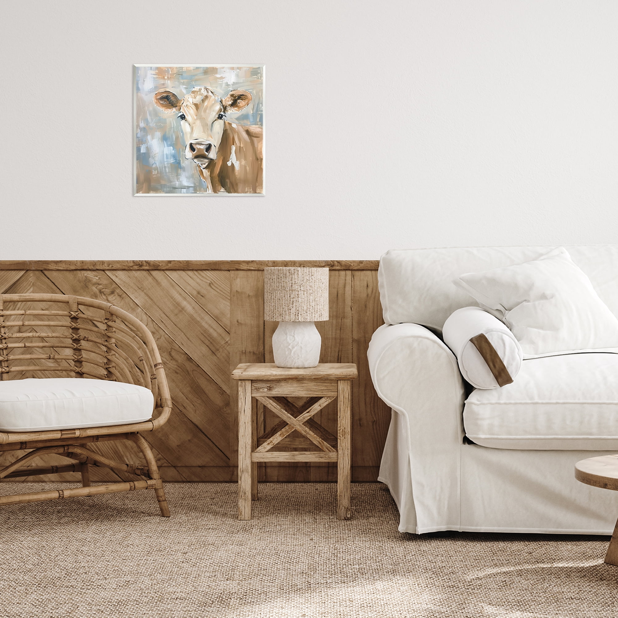 Stupell Industries The Brown Cow Abstract Wall Plaque Art, design by Tina LeCour