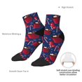 thumbnail image 6 of Naloa Hot Cocoa Snowflake Mittens Ankle Socks for Women Non Slip Socks No Show Socks Classic Low Cut Casual Socks Casual Socks, 6 of 7