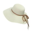 thumbnail image 1 of Sombrero de sol elegante y ligero para mujer, ideal para acampar, viajar por la calle o para cumpleaños. Beige, 1 of 9