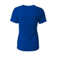 thumbnail image 2 of A4 NW3393 Womens SureColor Short Sleeve Cationic Tee - Royal - L, 2 of 2