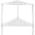 thumbnail image 1 of Transparent Acrylic Bathroom Bench | Representative Triangular Shower Foot - Compact Shower Bench, Waterproof Acrylic Double Tier Shower Caddies, Heavy Duty Bathroom Chairs Est,A, 1 of 4