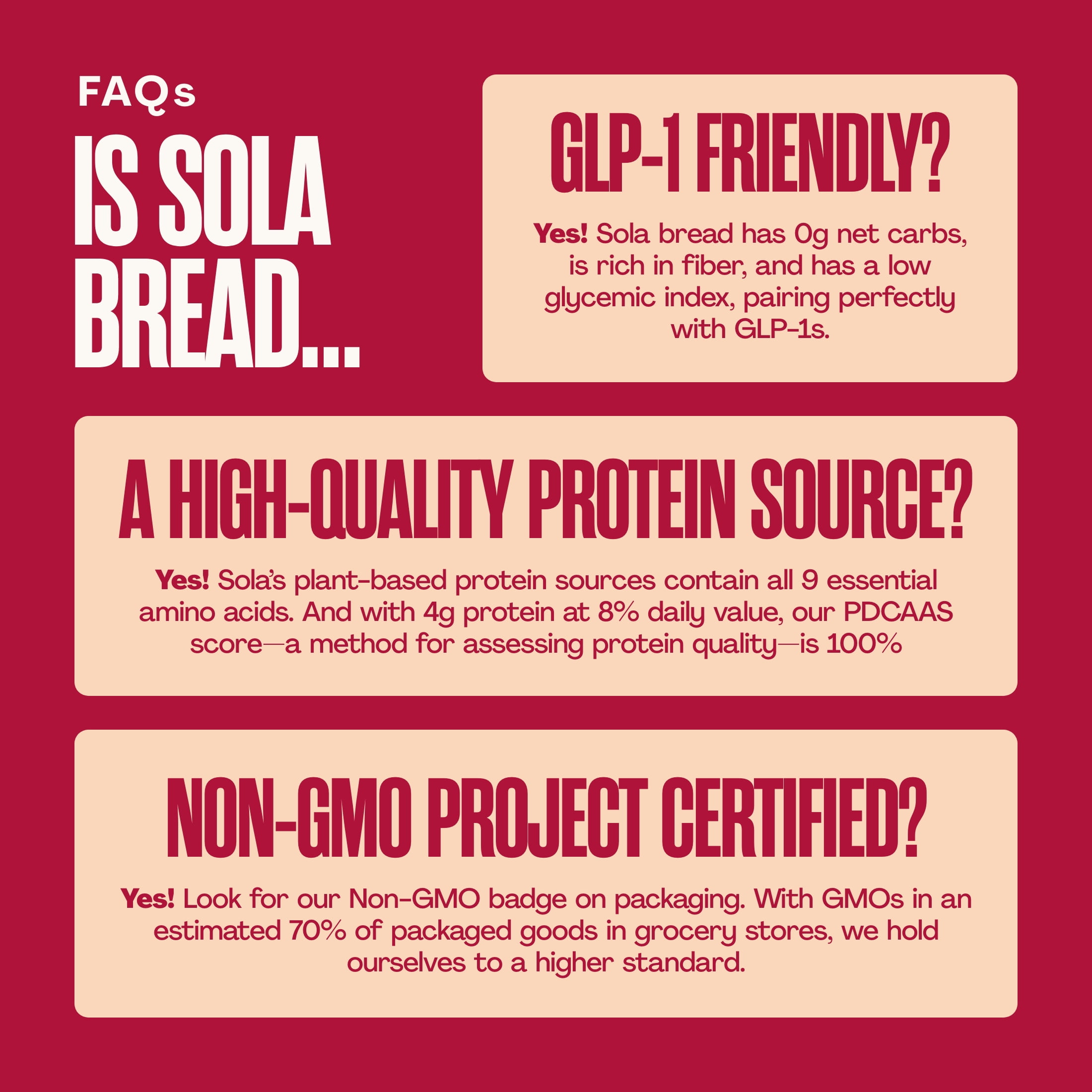 Sola Sweet and Buttery Bread, 0g Net Carb White Bread, Non-GMO, 14oz Loaf