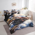 thumbnail image 3 of Castle Fairy Cartoon Train Twin Bedding Sets,Railway Car Bedding Comforter Set, 3 of 8