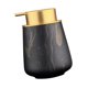 thumbnail image 5 of Dispensador de jabón de cerámica, dispensador de loción reutilizable para baños de hotel. Negro, 5 of 9