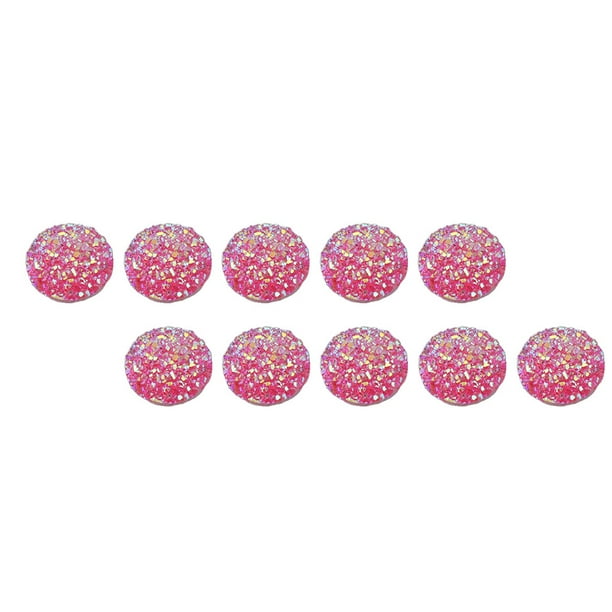 Cabujones de Resina 100 Piezas Color Sólido Brillante Minnieouse