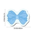 thumbnail image 2 of Absorbent Bath Mats for Bathroom Floor Bow Shaped Quick Drying Non Slip 40X60Cm, 2 of 6