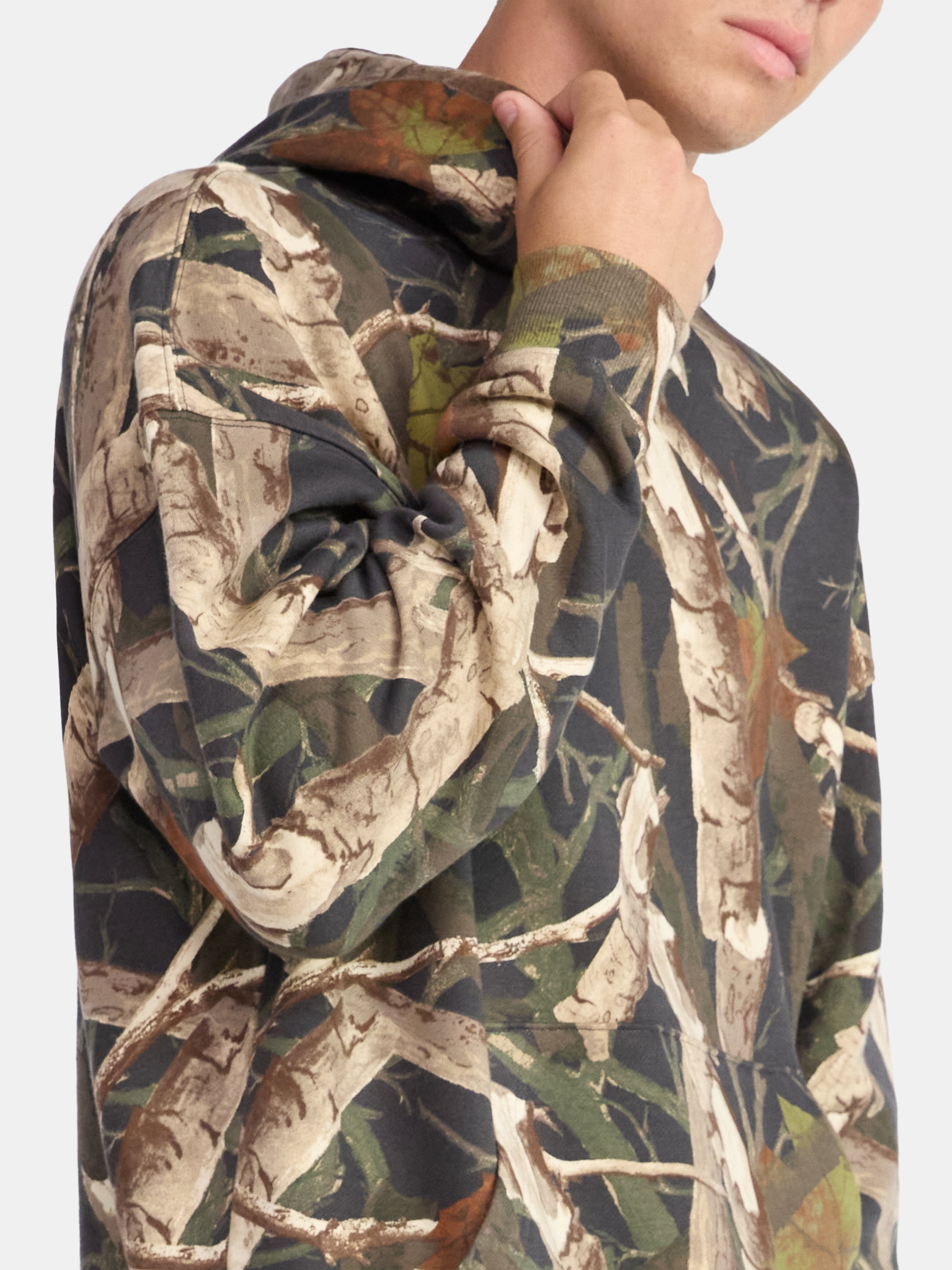 No Boundaries Oversized Hoodie with Long Sleeves, Men's XS-5XL