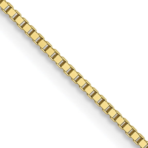 10K Yellow Gold Jbsp's .7mm Box Chain (20 X 0.7) Made In Italy 5141-20