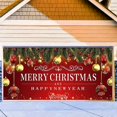 thumbnail image 5 of Christmas Garage Door Banner Large Merry Christmas Backdrop Decoration Happy New Year Snowman Snowflake Garage Door Cover Decor for Xmas Party Photo Background (Happy New Year), 5 of 10