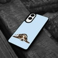thumbnail image 4 of WIRESTER Shockproof Soft Rubber Cover Case for Samsung Galaxy S25 Edge 6.7 inch 2025, Basset Hound Dog Lying Down Looking Up On Light Blue Background, 4 of 5