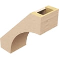 thumbnail image 5 of Ekena Millwork 5"W x 12"D x 12"H Westlake Rough Cedar Woodgrain TimberThane Knee Brace, Primed, 5 of 6