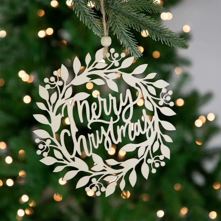 Merry Christmas Natural Wreath Merry Christmas Natural Wreath