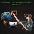 thumbnail image 3 of GJX Upgraded version 2023 VR Glasses with Remote Controller, 3D Glasses Virtual Reality Headset for VR Games & 3D Movies, Eye Care System for Android Smartphones 3D VR Glasses (Black), 3 of 4