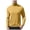 Yellow, variant on Gvdentm Men's Casual Cotton Mock Turtleneck Long Sleeve T-Shirts Solid Pullover Basic Lightweight Tee Tops