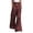 Wine Red, variant on Women'S Faux Leather Pants PU High Waist Wide Leg Pants with Pockets Pleated Going Out Trousers Black XXL