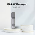 thumbnail image 2 of Mini masajeador vibratorio de 10 velocidades, vibrador recargable USB, vibrador de silicona TFixol Palo de silicona, 2 of 7
