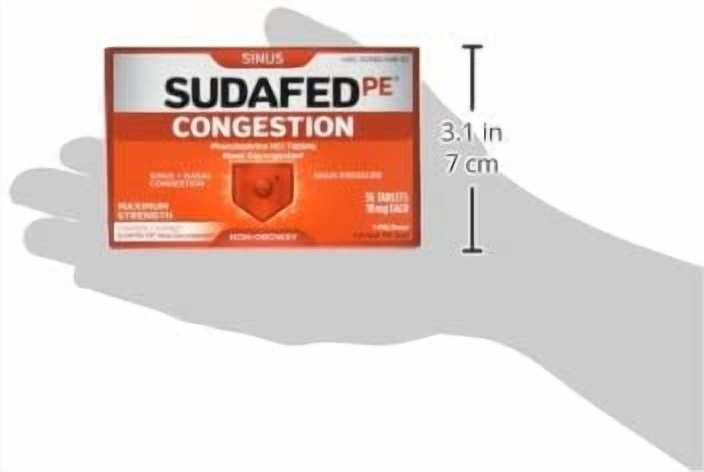 Sudafed PE Congestion Tablets - 36 ct, Pack of 2