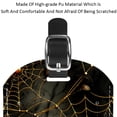 thumbnail image 4 of Square 2Pack PU Leather Halloween Spider Web Cruise Luggage Tag with Privacy Cover and Name ID Tag for Travel Handbags Backpacks Luggage Tags, 4 of 6