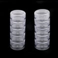 thumbnail image 2 of 10 Screw Thread Small Round Container Travel Portable Container Box, 2 of 9