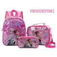 thumbnail image 1 of Frozen backpack school bag 3-pack birthday gift Blue 500. Kids backpack set, school supplies., 1 of 1