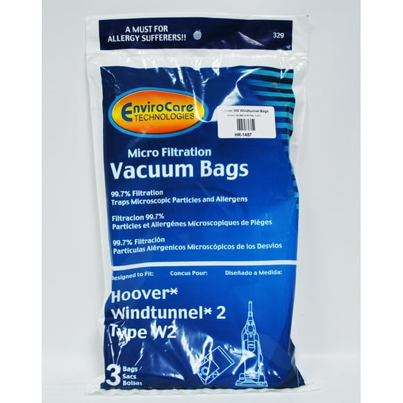 Hoover W2 Windtunnel Sacs sous Vide