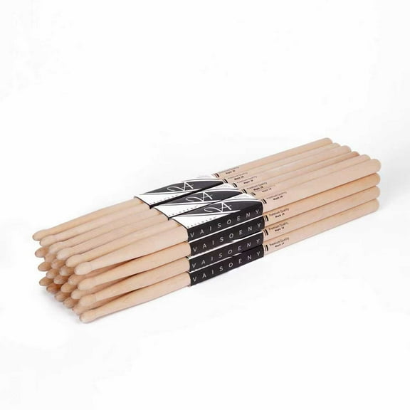 Vaisoeny 2B Drumsticks, Drum Sticks, Maple Drum Sticks 2B, 2B Drum sticks for Kids and Adults(12 Pairs)