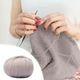 thumbnail image 1 of EGNMCR Wool Hand-woven Medium Coarse Scarf Hat Overcoat Wool Merinoss Wool Wool Cashmeres Yarn wools group, 1 of 5