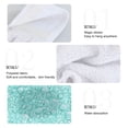 thumbnail image 4 of Haosy 2 Pack Kitchen Wash Cloths with Hanging Loops Absorbent Absorbent Quick Drying Hand Towels, Turquoise Bubbles, 4 of 7
